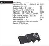 Basınc Kaptoru (Renault: Megane 1.4-Laguna I 1.6 16V/Opel: Astra G 1.4-1.6-H 1.6-Corsa C)