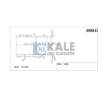 RADYATÖR SU RIO 03-06 BENZİNLİ A-T BRAZING