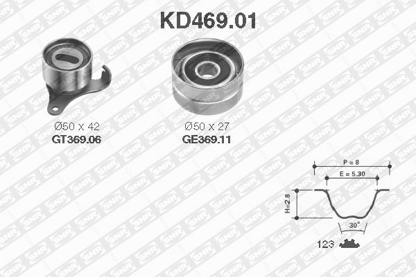 TRİGER SETİ TOYOTA COROLLA 88-98 1.3 KRB 2E / 123DİŞ