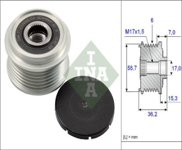 ALTERNATÖR KASNAĞI FOCUS (01-04)-FOCUS II (04-)-MONDEO IV (07-)-CONNECT (02-) 1.8TDCI