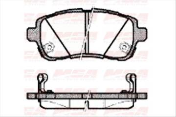Ön Fren Disk Balata ( Ford : Fiesta 2008- )( / Mazda 2 2008>2012 / Suzukı : Swıft 2010>) ''Wva 24283-24284-24285''