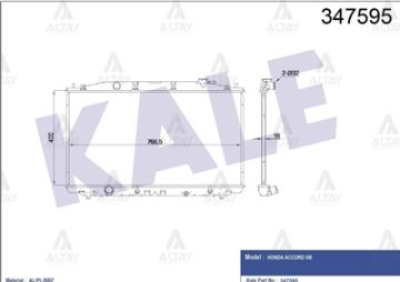 RADYATÖR SU ACCORD 08-15 A-T BRAZING