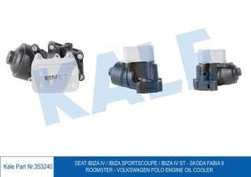 YAG FILTRE KUTUGU SOGUTUCULU KOMPLE 1.2TDI POLO 10> IBIZA 09>15 FABIA 11>15 ROOMSTER 11>15