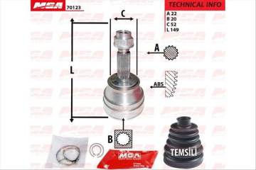 Aks Kafası Dıs - ( Fıat : Palıo 1.4 C514 Sanz ) 22×20×52