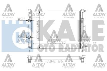 RADYATÖR SU MEGANE II 02-08 1.5 DCI-1.6 (AT/M-T) MEKANİK