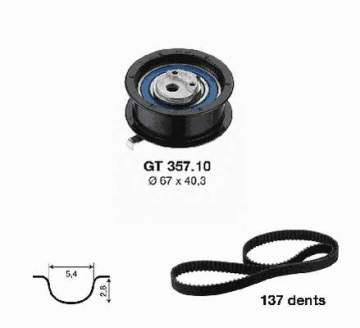 EKSANTRİK GERGİ KİTİ (137x254) CADDY II-GOLF III-T4-CORDOB-IBIZA II-III-TOLEDO I 1.9D 1Y-AEY-ALH-ALE