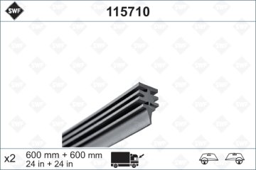 SILECEK SUPURGESI 405mm (MUZ TIP) ARKA OCTAVIA II 04>CADDY 04>TRANSPORTER T5 03>TOURAN 03>