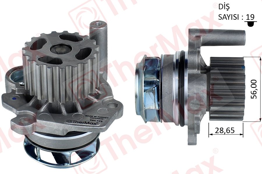 DEVİRDAİM CRAFTER-T6-A3-JETTA-CADDY-POLO-PASSAT 1.2-1.6-2.0TDI CAYB/C/D-CAAB/C-CKUB-CFFB-CAGA (T)