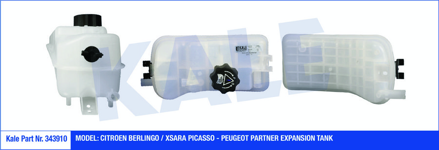 GENLESME KAVANOZU (KAPAKLI) BERLINGO 1.6 HDI-BERLINGO BOX 1.6 HDI (RADYATÖR EK SU DEPOSU)