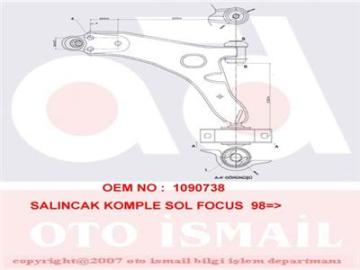 ALT SALINCAK KOMPLE SOL FOCUS (98-04) (TÜM MODELLER)