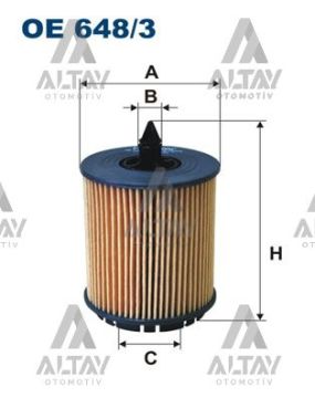 YAĞ FİLTRESİ INSIGNIA A / ASTRA J / VECTRA C / ZAFİRA B / CAPTİVA B ANTARA 07=> A20NHT-A20NFT-Z22SE-A24XE
