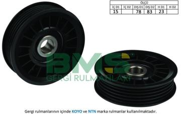 ALTERNATOR GERGI RULMANI (GERDIRICI) PASSAT A4 A6 1,9TDI AFN AVG