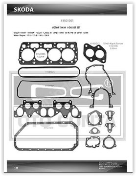 MOTOR TAKIM CONTA KECESIZ FAVORIT FORMEN FELICIA 1.6MM