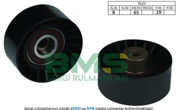 EKSANTRİK GERGİ RULMANI CHEVROLET-DAEWOO AVEO-CRUZE-KALOS-LACETTI-NUBIRA 1.4-1.4-1.6 (05-)