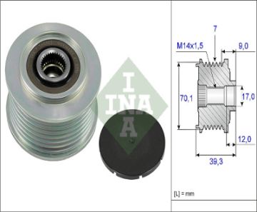Alternatör Kasnağı (Rulmanlı) Accord Vıı-Vııı 04=> Cıvıc Vııı 06=> Crv Iı-Iıı 05=> Frv 05=> 2.2 Ctdı
