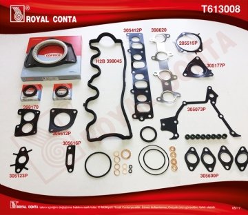 MOTOR TAKIM CONTA (REINZ.KEÇELİ+SKC'SİZ) DOBLO-PUNTO 1.9JTD(182.B9.00/188.A2.00)(4081111 MOT.İTİBARE