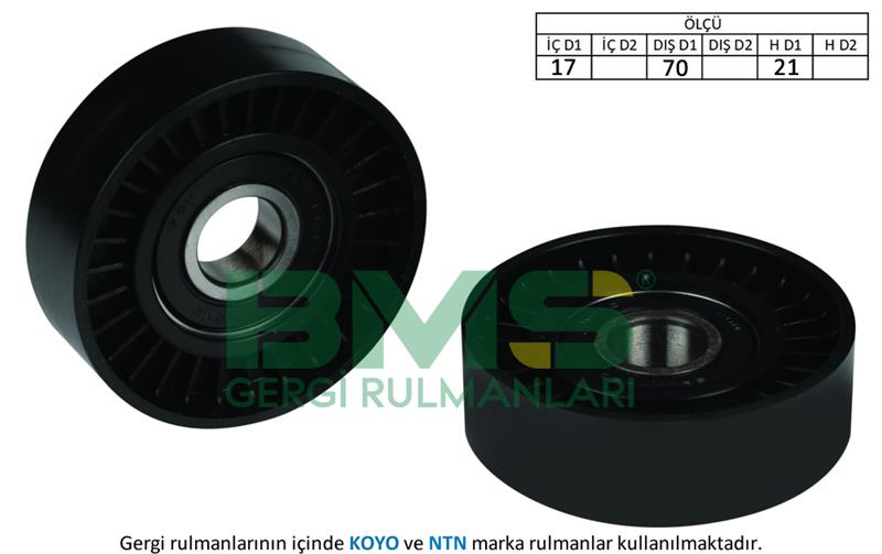 KAYIS GERGI RULMANI MERCEDES W168 97>04 W169 04>12 W245 05>11 VANEO 414 02>05 , OPEL ASTRA G CORSA 1.0 / 1.2