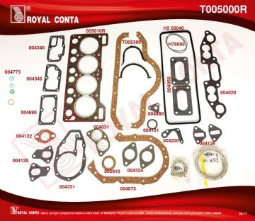 MOTOR TAKIM CONTA (SKT KEÇELİ) R12 1400 (SKC REINZ MALZEME)