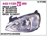 ON FAR SAG OPEL CORSA C 01-