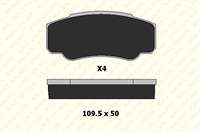 ARKA FREN BALATASI (DISKLI FREN) BOXER II JUMPER II DUCATO II 1800KG (16 JANT) 02> (03 06)