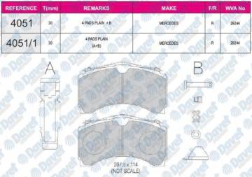 FREN BALATASI ARKA M-BENZ AXOR ACTROS MP4 10> AROCS ANTOS 1842 1835 1848 2036 2040
