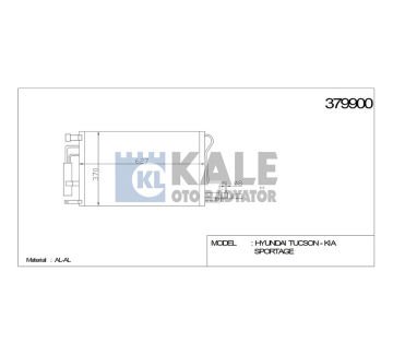RADYATÖR KLİMA TUCSON 04-10 / SPORTAGE 05-10 2.0 DİZEL