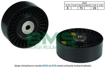 ALTERNATOR GERGI RULMANI A4 A6 A8 Q7 2.7TDI 3.0TDI 03>