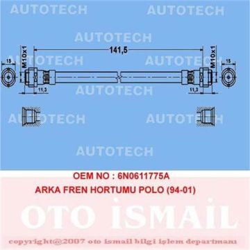 ARKA FREN HORTUMU POLO (94-01)