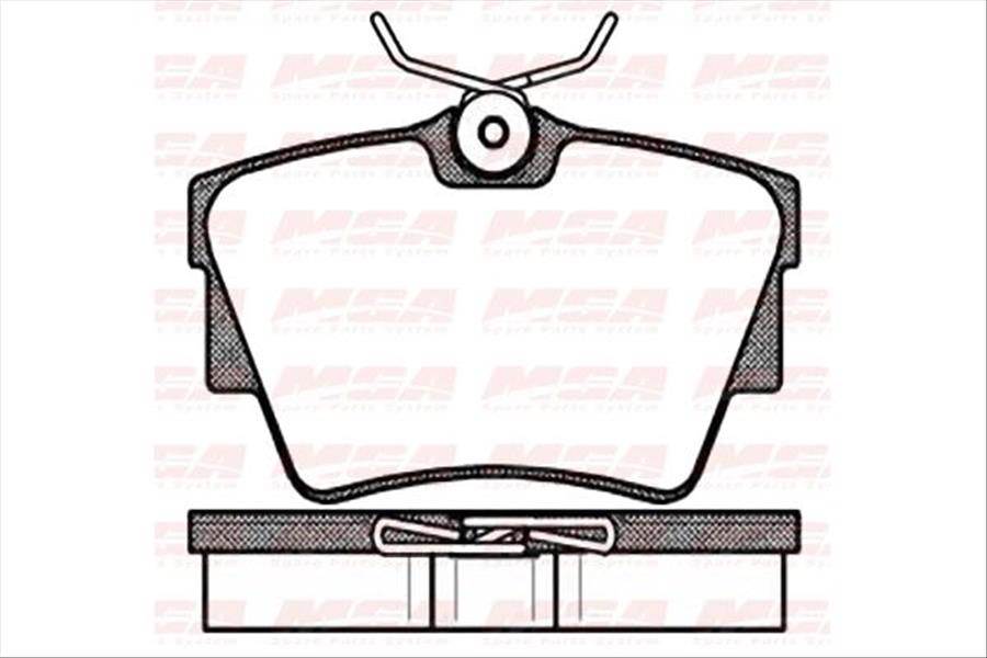 Fren Balatası Arka-(Renault: Trafıc Iı 03>13 ''2.0-1.9 Dcı-2.0 Dcı-2.5 Dcı-2.5 Dtı'' - Trafıc Iıı 1.6Dcı 14- / Opel : Vıvaro 01> )(Wva 21748)