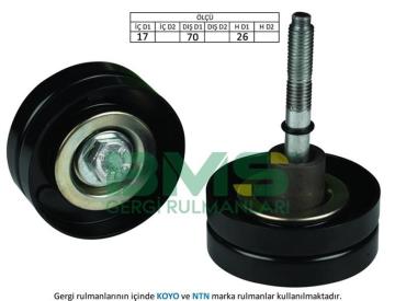 ALTERNATÖR GERGİ RULMANI GOLF5-6-JETTA-PASSAT-TIGUAN-A3-SCIROCCO 1.4 TSI (BLG-BMY-CAVA)