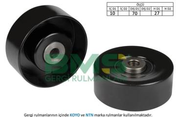 ALTERNATÖR GERGİ RULMANI P206 1.1-1.1i-1.4i-1.6i-1.6 16V- XSARA 1.4i-1.6-1.6 16V (98-)