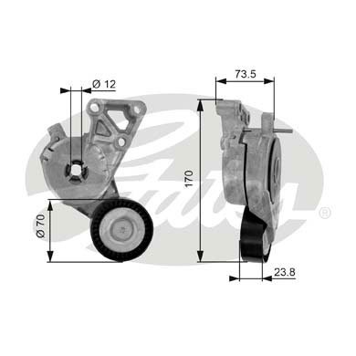 ALTERNATOR GERGI KITI (CIFT KANALLI KAYIS) PASSAT YM BORA GOLF IV POLO