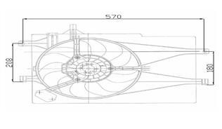 FAN GRUBU DAVLUMBAZLI FIAT PALIO-ALBEA 1.2 8V 16V 98