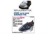 ON FAR SAG-(HONDA: CIVIC ''HB'' 04>05 )