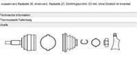 AKS KAFASI DIS-(VW: GOLF IV/BORA/SEAT: LEON/TOLEDO/AUDI: A3 1,8T/1,9TDI ASZ/ARL /AJM )
