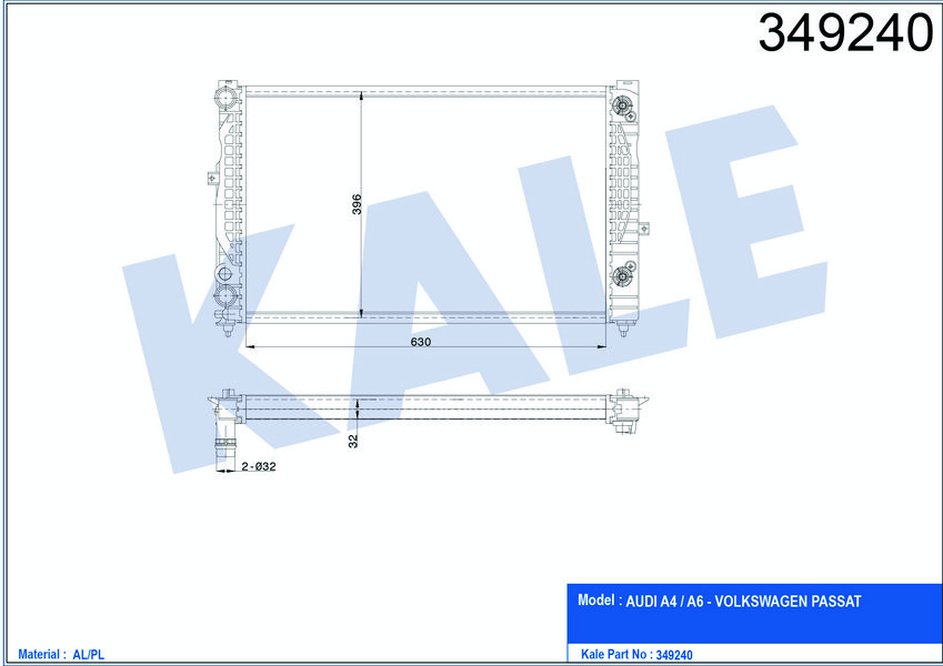 MOTOR SU RADYATORU PASSAT 00>05 A4 94>01 A6 97>05