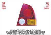 STOP LAMBA SAG(HYUNDAI: ACCENT 03>06 ADMIRE )DUYSUZ