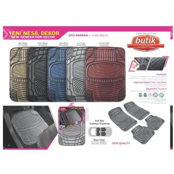 Paspas Üniversal - Kırmızı - (Şaft Üstlü) (Yeni Nesil Dekor Paspas)