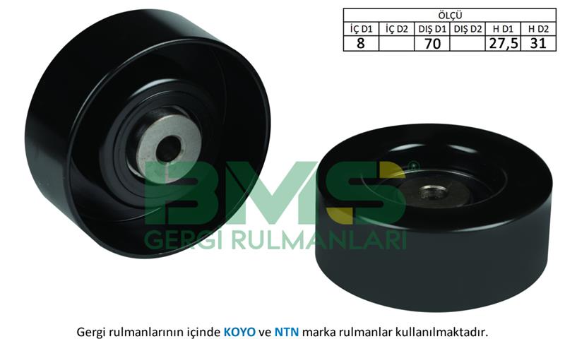 ALTERNATÖR GERGİ RULMANI CADDY 1.9D (96-00) - POLO 1.7 SDI-1.9D-1.9 SDI (94-01)