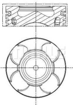 MOTOR PİSTON+SEGMAN OPEL ASTRA H-J-CORSA-DOBLO-FİORİNO-LINEA-1.3 Z13DTH-DTJ-A13DTE 69.60-STD