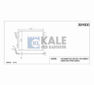 RADYATÖR KLİMA I-30 07-11 / CEED 08-11 DİZEL