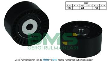 TRIGER RULMANI P208 P206+ (T3E) PLUS P207 C3 III DS3 DV4C P308 P301 PARTNER TEPE P4008 P3008 P508 P308 II P2008 P5008 C ELYSEE DS5 BERLINGO III JUMPY III EXPERT III C3 PICASSO C4 CACTUS C5 III C4 DV6C / DV6DTED (1.6HDI 8V) OLCU: (D.C: 61. G:30)