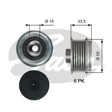 Alternator Gergı Rulmanı Toyota Corolla Verso 1,4 D4D 2009>