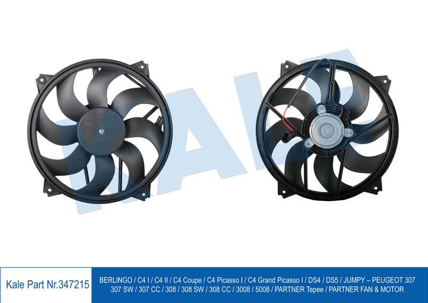 FAN MOTORU BERLINGO-C4 I-II-DS4-DS5-JUMPY-307-308-5008-PARTNER