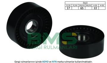 ALTERNATÖR GERGİ RULMANI ACCENT 1.5CRDI (03-)-MERCEDES A SERİSİ 150-160-170-180-200 CDI-B SERİSİ 150