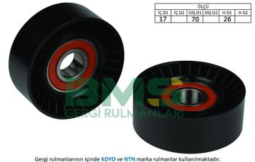 ALTERNATÖR GERGİ RULMANI BMW (E46) 316-318-320-323-325-328-330-(E39) 520-523-525-528-530