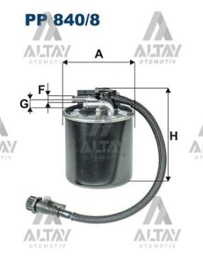 YAKIT FİLTRESİ (MAZOT) SPRINTER 906 CDI-C / 204-E / 207 01=> 2.4 D