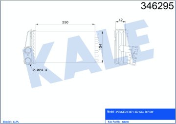 KALORİFER RADYATÖRÜ 307 00> (249x141x42)