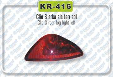 ARKA SIS LAMBASI SOL CLIO III