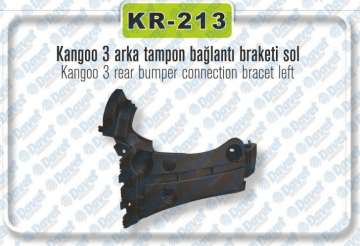 ARKA TAMPON BAGLANTI BRAKETI SOL KANGOO III